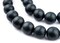 The Bead Chest Natural 20mm Wooden Beads in Charcoal for Jewelry Making – Round Loose Wood Spacer Beads I Approximately 20 Beads